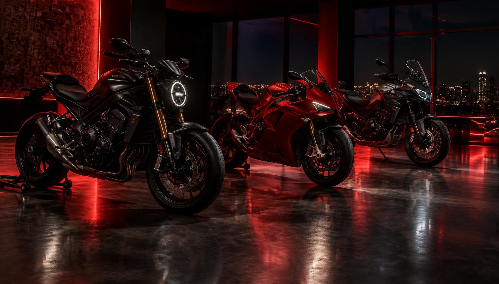 Showroom de motos da VR Multimarcas